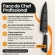 Kit Facas Profissional Inox com Afiador Tesoura Descascador