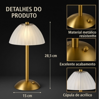Luminária LED USB Bmax  BM-F140