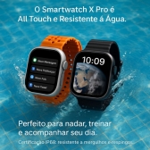 Relógio Smarthwacth inteligente a Porva D´água Bluetooth X11 - Verde