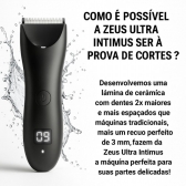 Depilador Masculino Partes Intimas Portátil À Prova D´ Água - Preto