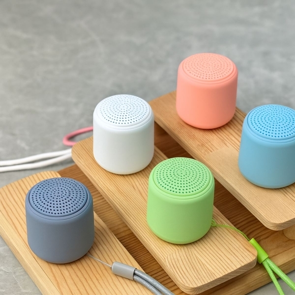 Caixa De Som Portátil Bluetooth Sd - Usb Mini Speaker - Vermelho