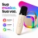 Caixa de Som Bluetooth 20W RGB com Microfone Sem Fio Karaokê Portátil USB TF AUX