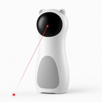 Brinquedo Laser Automático Giratório para Gatos