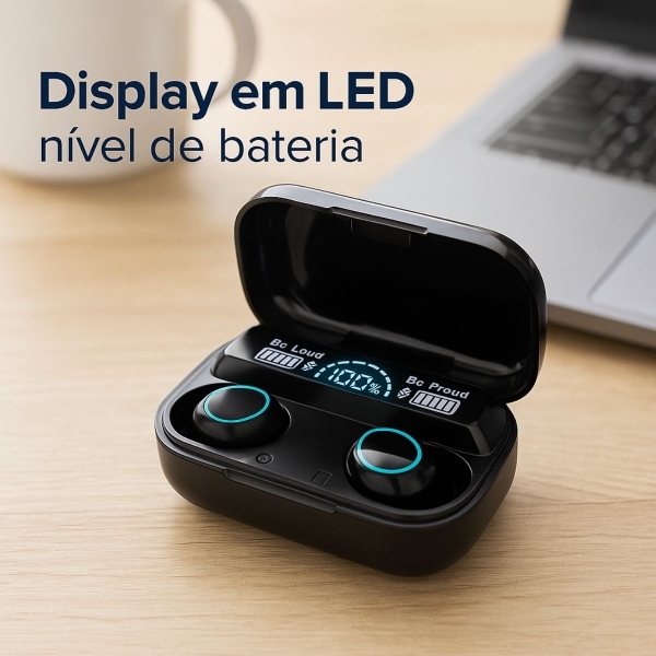 Fone de ouvido TWS10 Bluetooth
