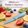 Kit Facas Cozinha 6 Peças Com Afiador Descascador Tesoura