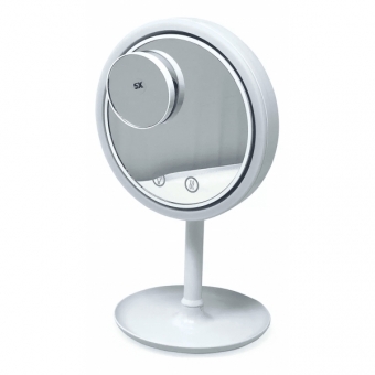 Espelho Com aumento Led e Ventilador Integrado